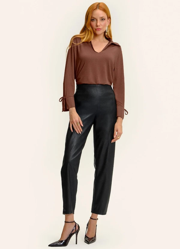 Endless - Calça Sintético Feminino Preto 2