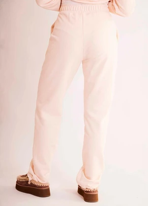 Sofie - Calça Soft em Moletom Felpado Branco - SOFIE
