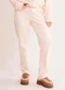 Sofie - Calça Soft em Moletom Felpado Branco - variação: Branco