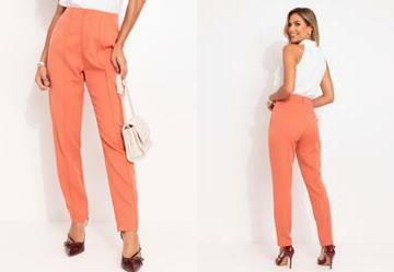 Cal�a Terracota em Crepe Plano