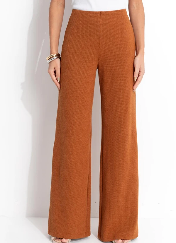 Colcci - Calça Texturizada Marrom