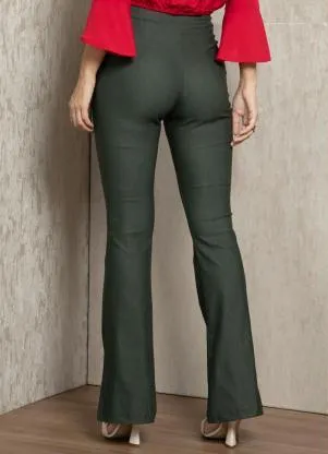 Quintess - Calça Verde Escuro com Bolsos - QUINTESS