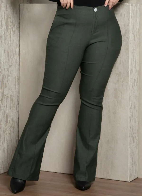 Quintess - Calça Verde Escuro com Bolsos 5
