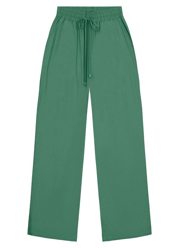 Malwee - Calça Verde Feminina Reta em Viscolinho 3