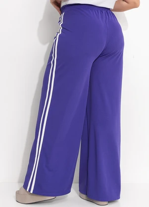 Quintess - Calça Violeta em Malha Crepe - QUINTESS
