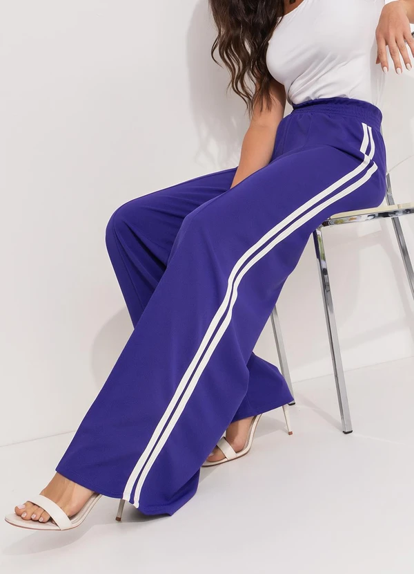 Quintess - Calça Violeta em Malha Crepe 6