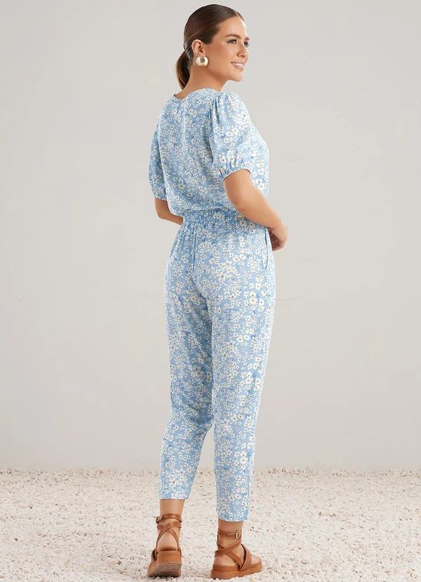 Angel - Calca Viscose  Azul 4