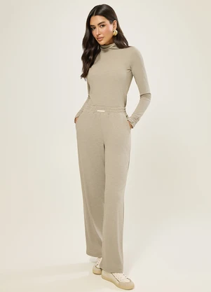 Naguchi - Calca Wide Confort Cru - NAGUCHI