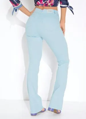 Sawary Jeans - Calça Azul Boot Cut Sawary - SAWARY JEANS