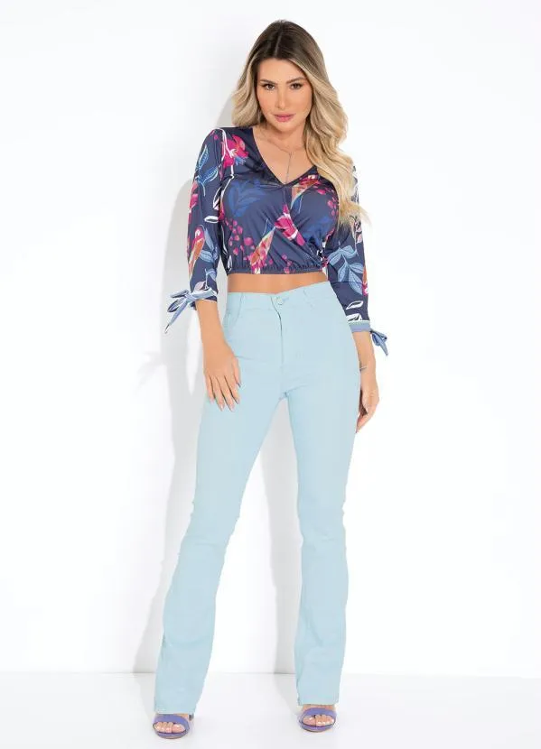 Sawary Jeans - Calça Azul Boot Cut Sawary 3