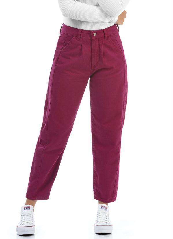 Angel - Calça Baggy Sarja Rosa