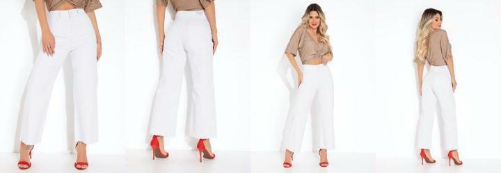 Cala Branca Wide Leg Cropped Sawary