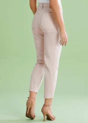 Angel - Calca Carrot  Denim Bege - ANGEL