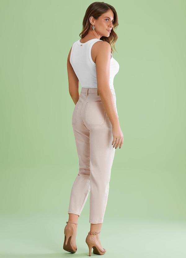 Angel - Calca Carrot  Denim Bege 4