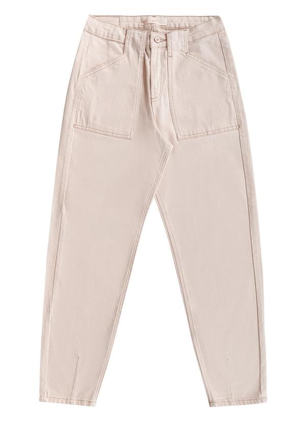 Angel - Calca Carrot  Denim Bege 5