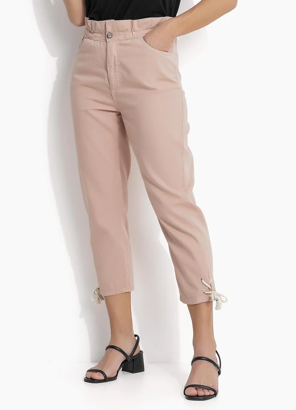 Quintess - Calça Cigarrete Clochard Rosê