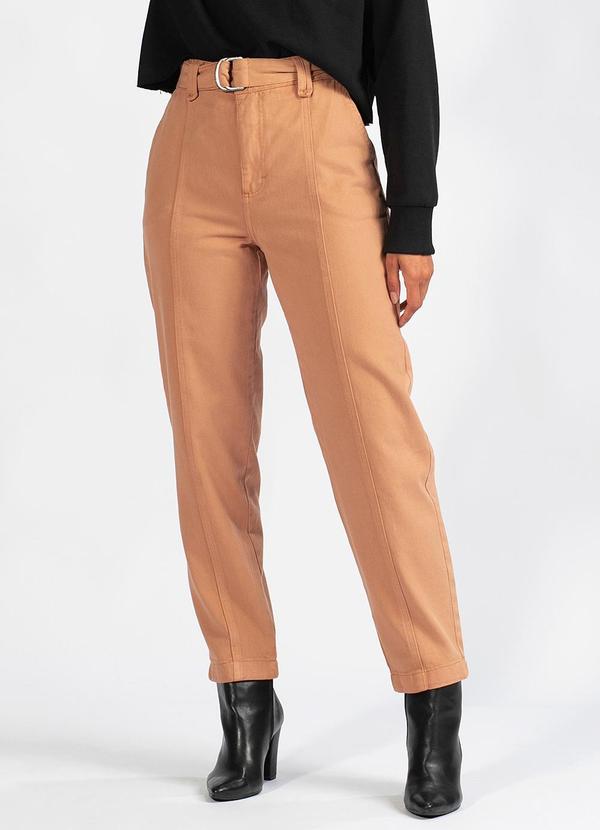 Hering - Calça Clochard Sarja Marrom