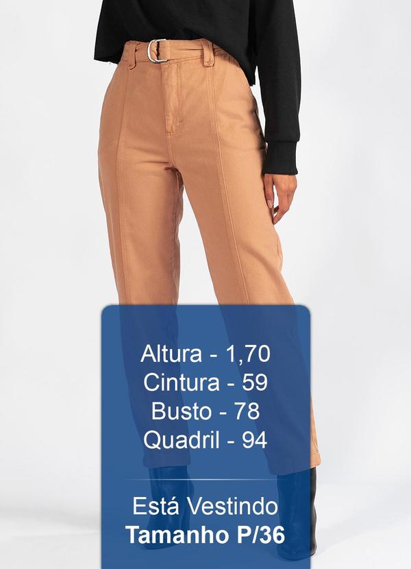 Hering - Calça Clochard Sarja Marrom 5