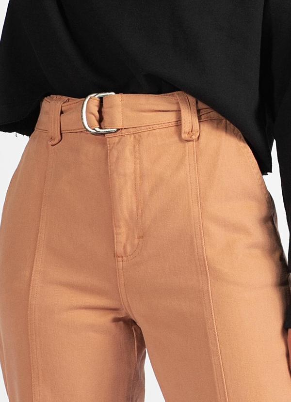 Hering - Calça Clochard Sarja Marrom 7