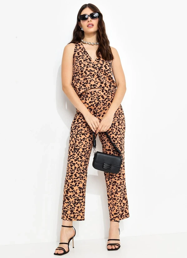 You Premium - Calça de Sarja Marrom 2