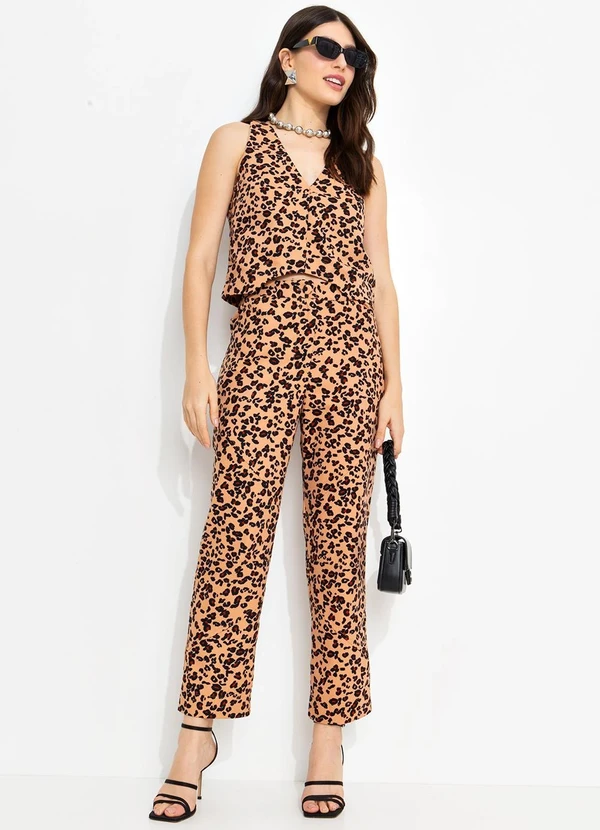 You Premium - Calça de Sarja Marrom 3