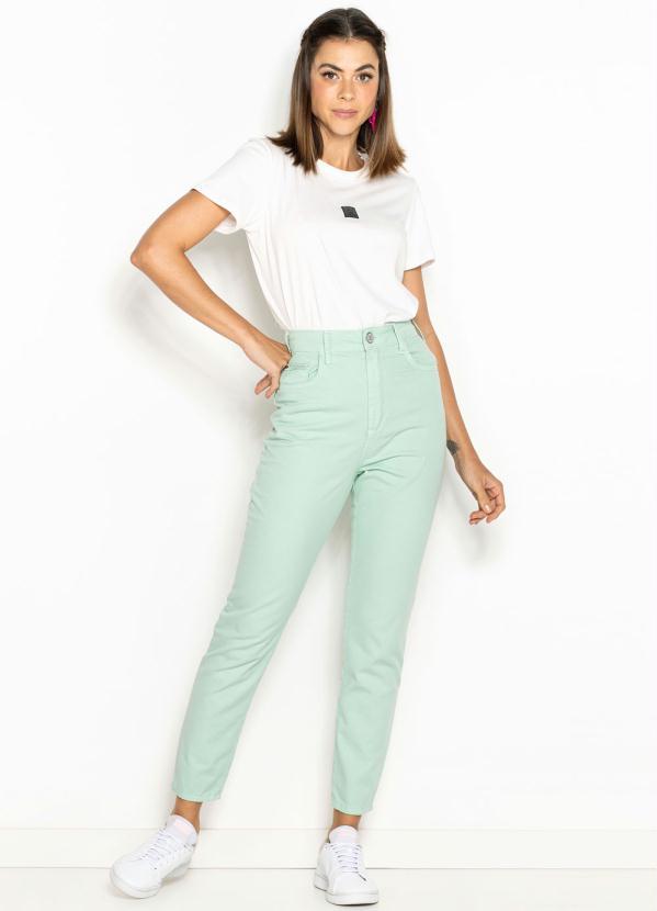 Forum - Calça de Sarja Mia Verde 3