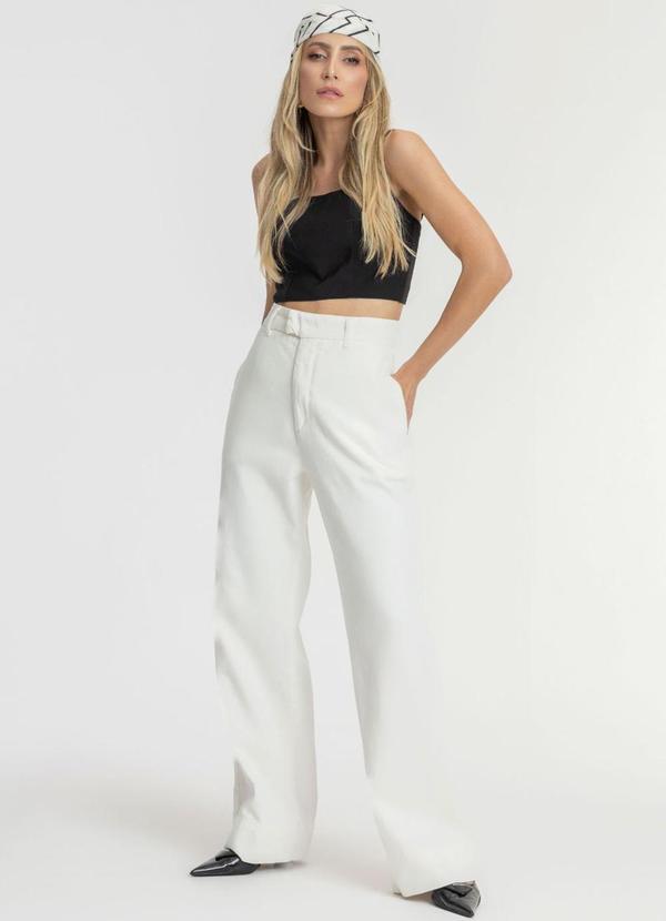 La Tay - Calça em Sarja Off