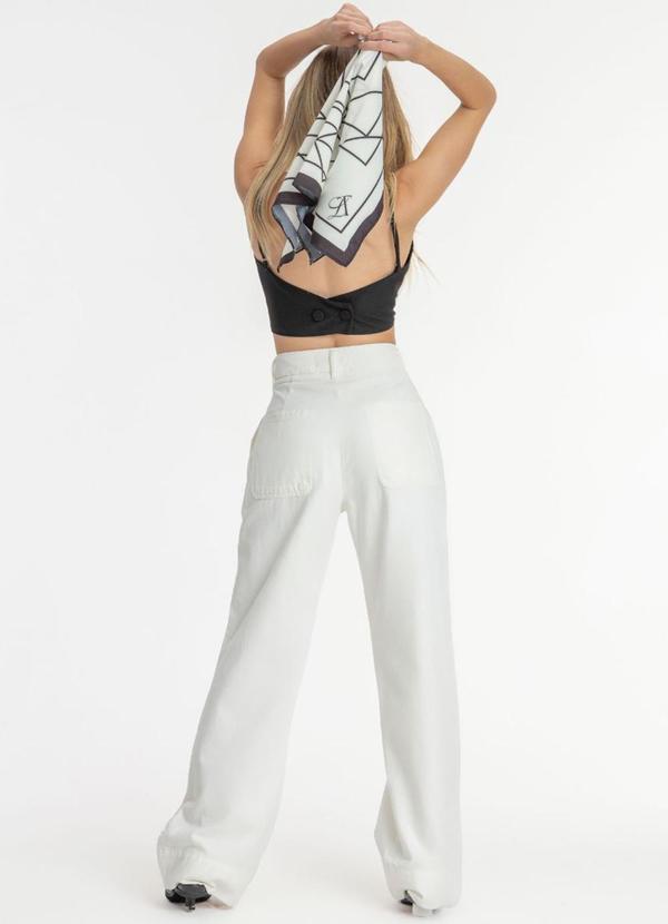 La Tay - Calça em Sarja Off 4