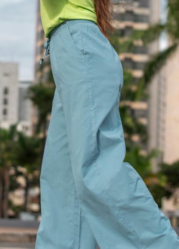 Marialícia - Calça Feminina Adulto Azul