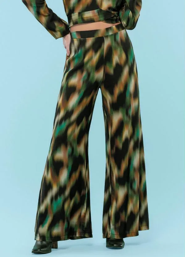 Marialícia - Calça Feminina Adulto Preto