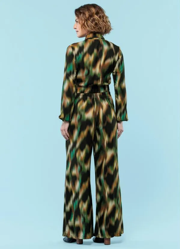 Marialícia - Calça Feminina Adulto Preto 4