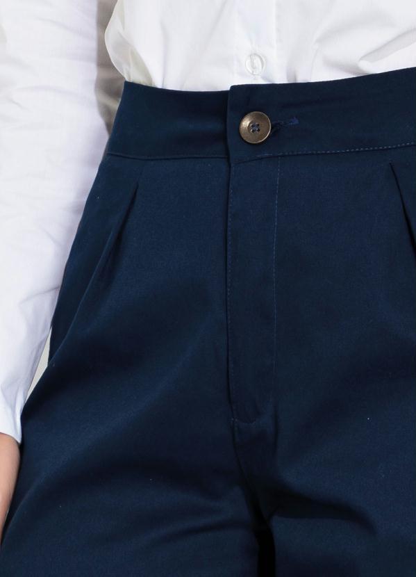 Rosalie - Calça Marinho Estilo Alfaiataria Moda Evangélica 3