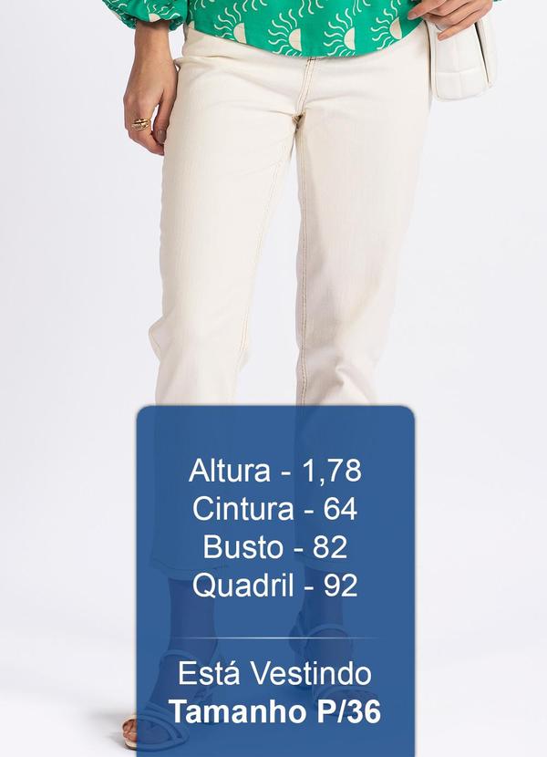 Hering - Calça Reta em MalhaBranca 5