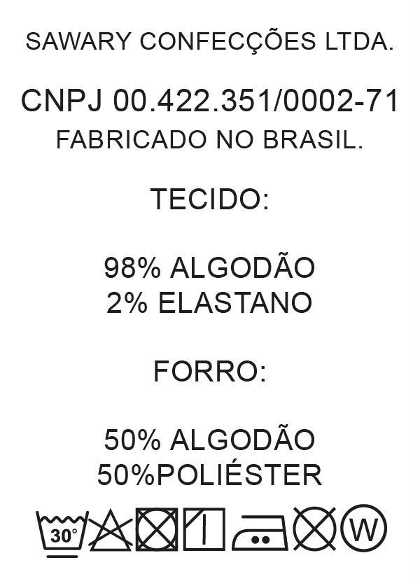 Sawary Jeans - Calça Reta Salmão com Bolsos Sawary 7