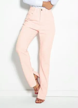 Sawary Jeans - Calça Rosa Clara Boot Cut Sawary - SAWARY JEANS