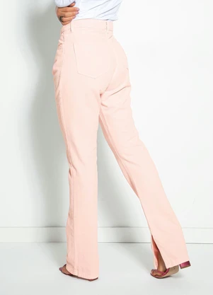 Sawary Jeans - Calça Rosa Clara Boot Cut Sawary - SAWARY JEANS