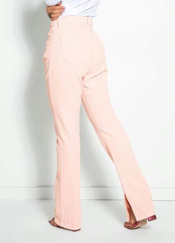 Sawary Jeans - Calça Rosa Clara Boot Cut Sawary 2