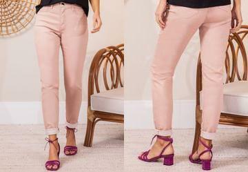 Cala Rosa Claro em Sarja Resinada