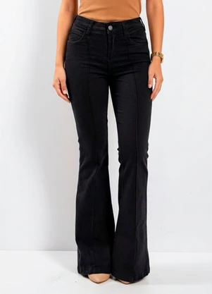 Colcci - Calca Sarja Bia Flare Preto - COLCCI