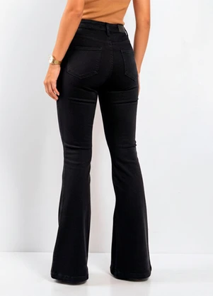 Colcci - Calca Sarja Bia Flare Preto - COLCCI