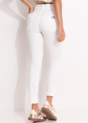 Colcci - Calça Sarja Bia Off White - COLCCI