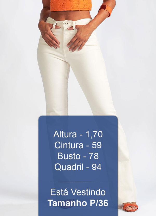 Animale Jeans - Calca Sarja Boot Basic Branco 5