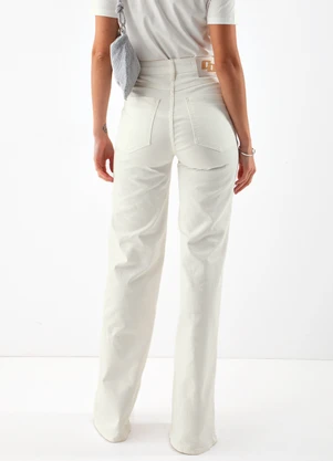 Colcci - Calça Sarja Branco - COLCCI