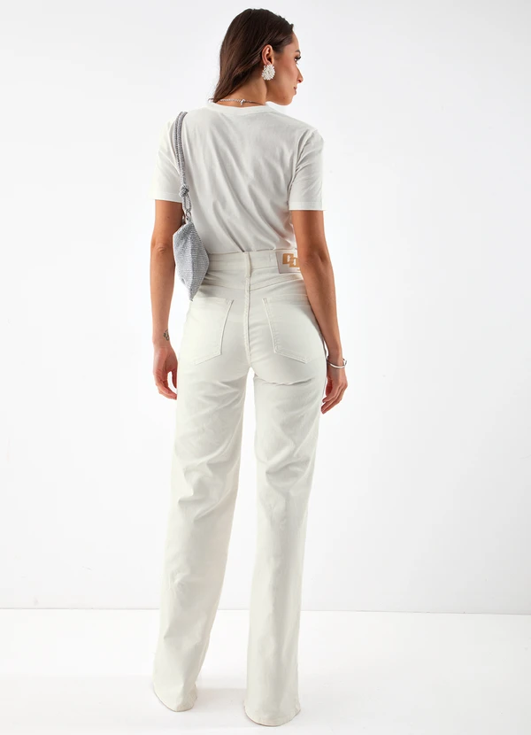 Colcci - Calça Sarja Branco 4