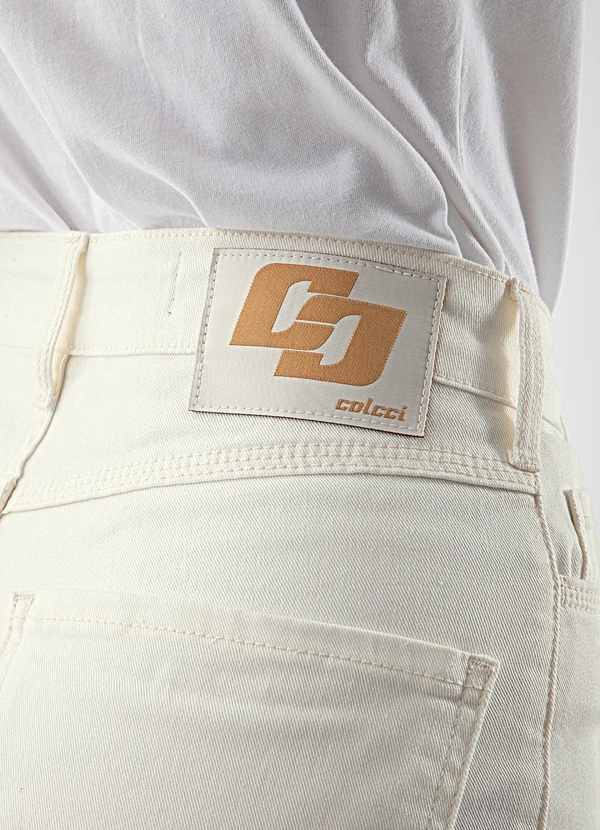 Colcci - Calça Sarja Branco 6