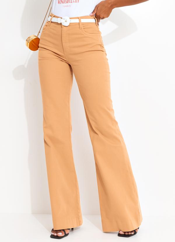 Colcci - Calça Sarja Bruna Bege