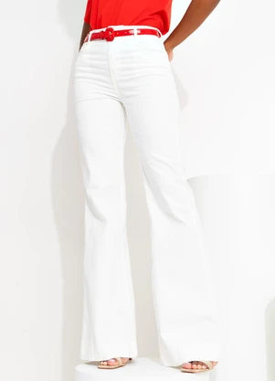 Colcci - Calça Sarja Bruna Bege - COLCCI