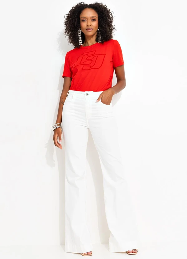 Colcci - Calça Sarja Bruna Bege 6