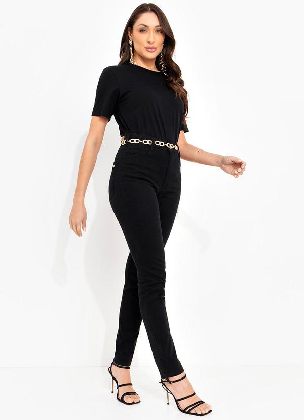 Colcci - Calça Sarja Bruna Preto 3