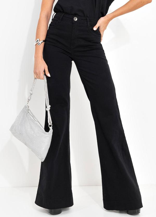 Colcci - Calça Sarja Bruna Preto